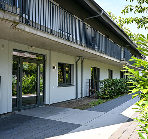 Au�enansicht der Pflege WG Senne